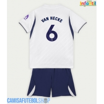 Camisa de time de futebol Tottenham Hotspur Jan Paul van Hecke #6 Replicas 1º Equipamento Infantil 2026-27 Manga Curta (+ Calças curtas)
